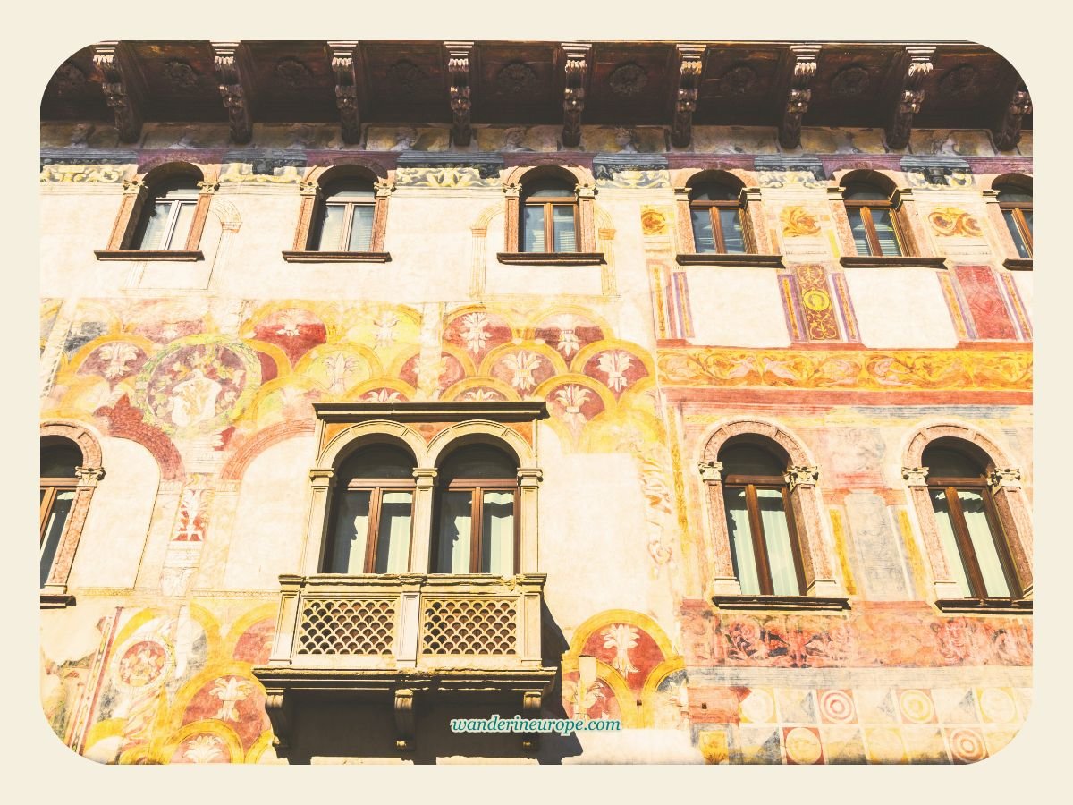 A Guide to Exploring Trento and Its Surrounding Attractions 1 Beautiful frescoes in historic center of Trento, Italy