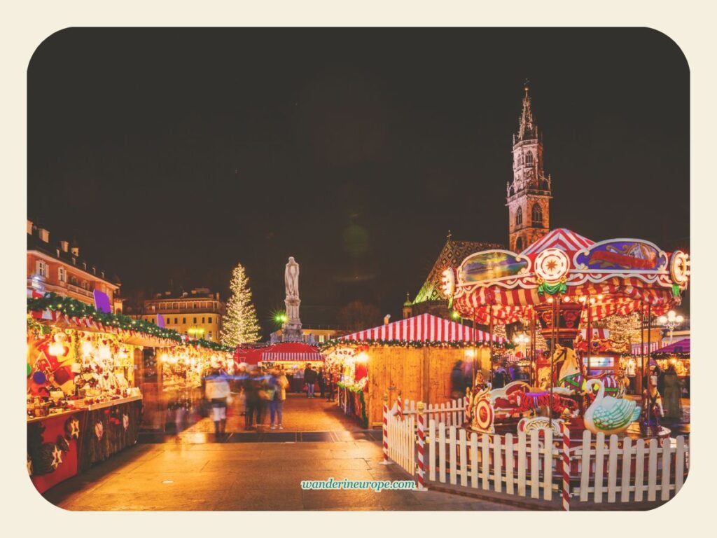 Christmas market of Bolzano, Italy