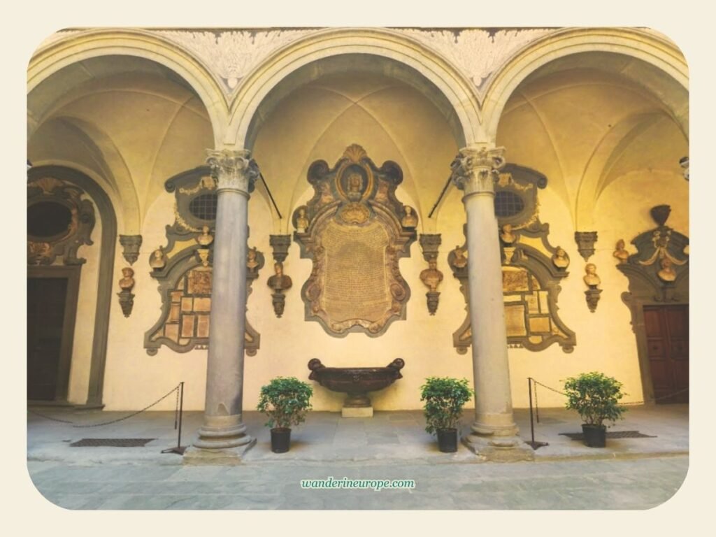 An Explorer’s Guide to the Architecture and Art of Florence 28 Colonnades of Palazzo Medici Riccardi, Florence, Italy