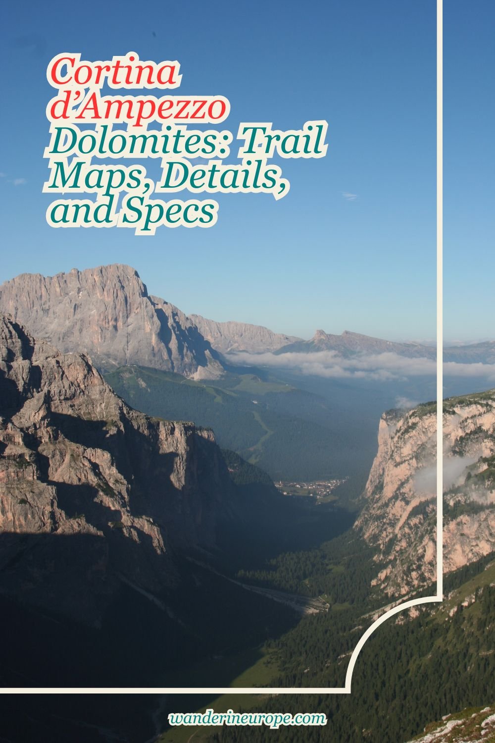 Cortina d’Ampezzo Dolomites: Trail Maps, Details, and Specs 16 Cortina d’Ampezzo Dolomites_ Trail Maps, Details, and Specs, Pinterest Pin