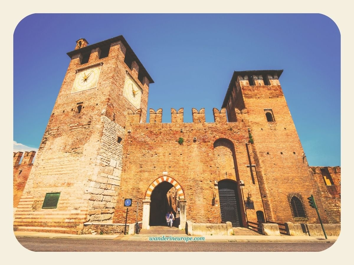 A Guide to Discovering Verona: Its Beauty, History & Romance 18 Facade of Castelvecchio, one of the must-see architectural attractions in Verona, Italy
