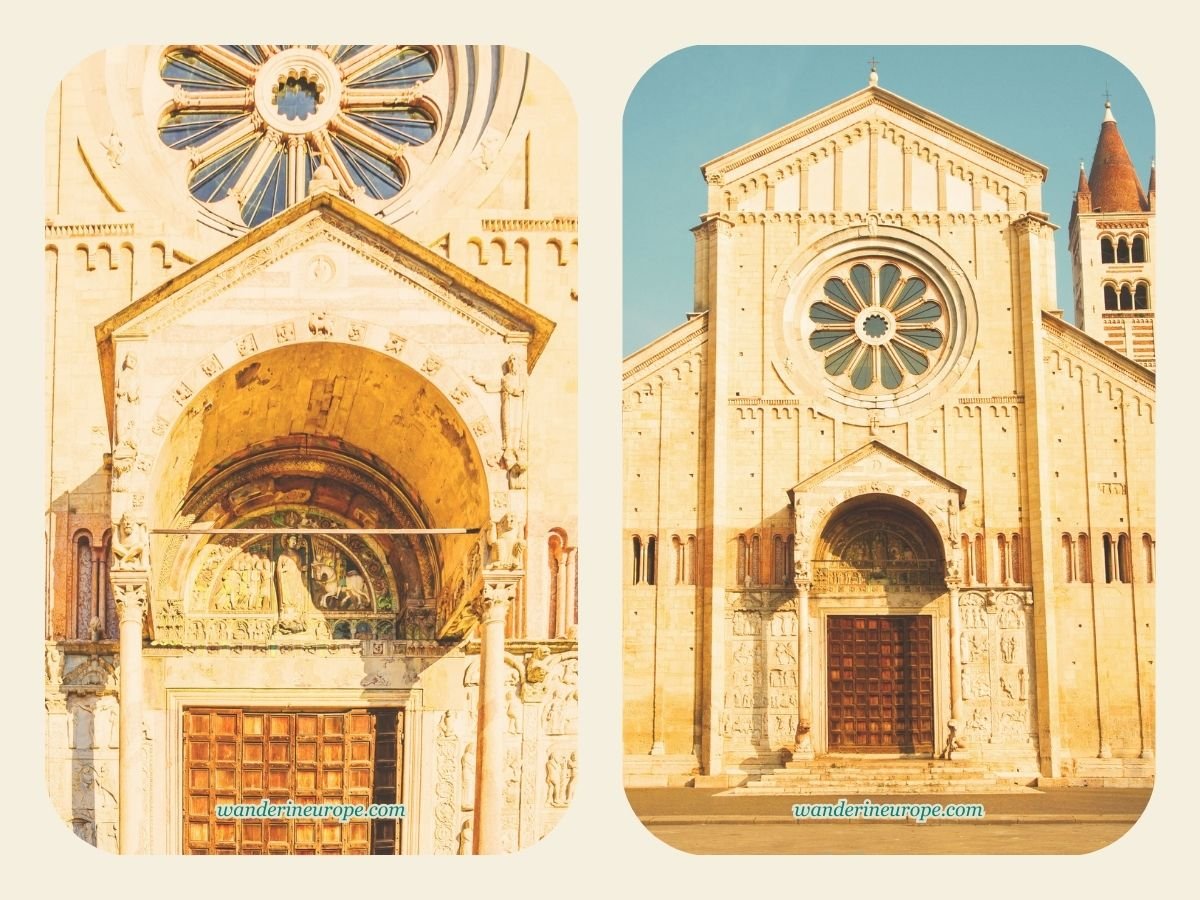 A Guide to Discovering Verona: Its Beauty, History & Romance 66 Facade of San Zeno Church, Verona, Italy