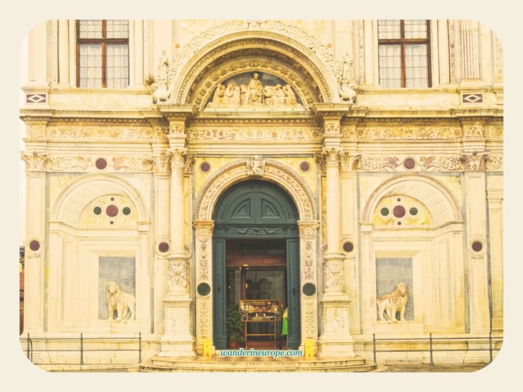 Architecture Lover's Guide: 10 Beautiful Buildings in Venice 59 Facade of Scuola Grande di San Marco, Venice, Italy