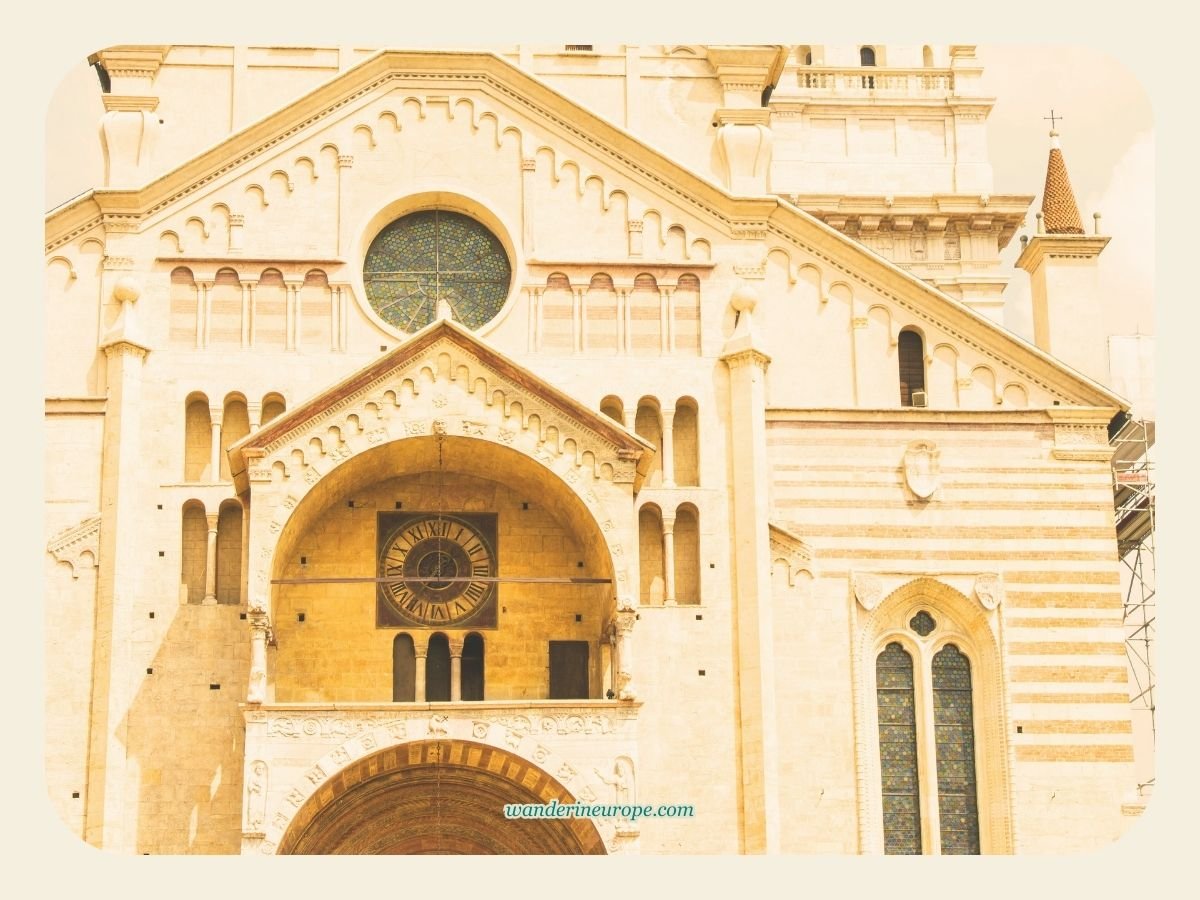 A Guide to Discovering Verona: Its Beauty, History & Romance 57 Facade of the must-see churches in Verona, Italy
