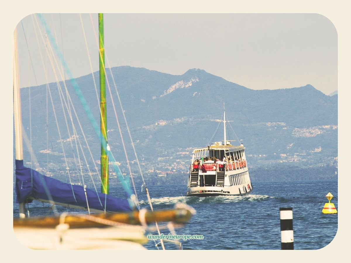 A Guide in Getting Around Lake Garda: Public Transportation 8 Ferry service in Lake Garda, Italy