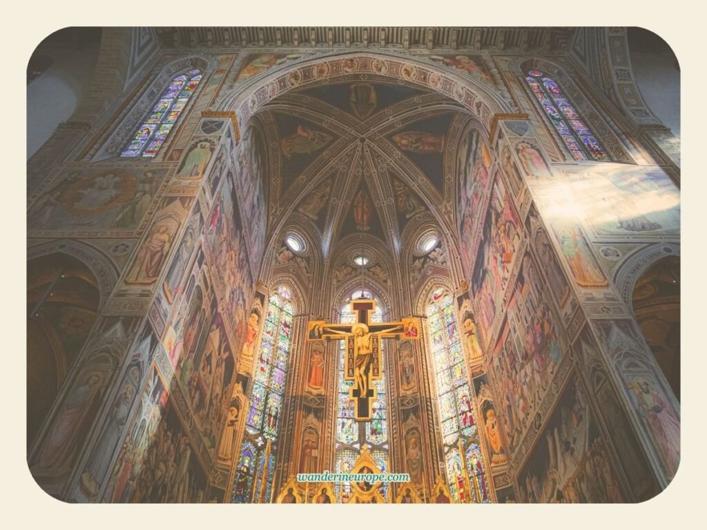 An Explorer’s Guide to the Architecture and Art of Florence 16 Fully elaborated high altar of Basilica di Santa Croce, Florence, Italy