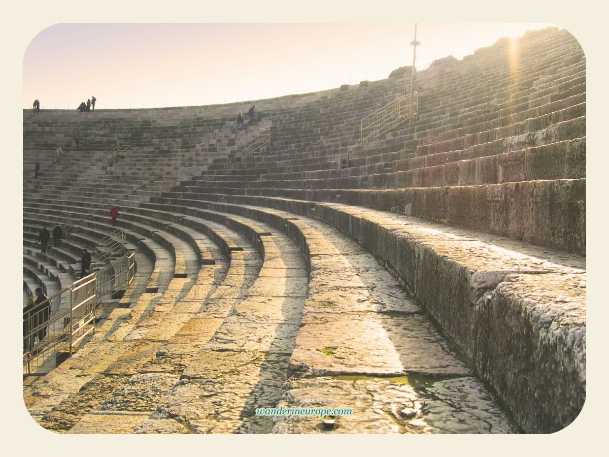 A Guide to Discovering Verona: Its Beauty, History & Romance 9 Golden hour inside the arena, Verona,Italy