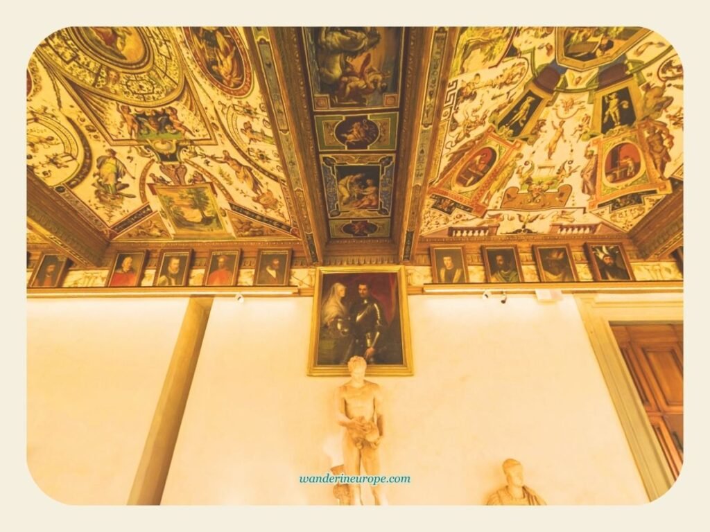 An Explorer’s Guide to the Architecture and Art of Florence 46 Hall way of Uffizi Gallery, Florence, Italy