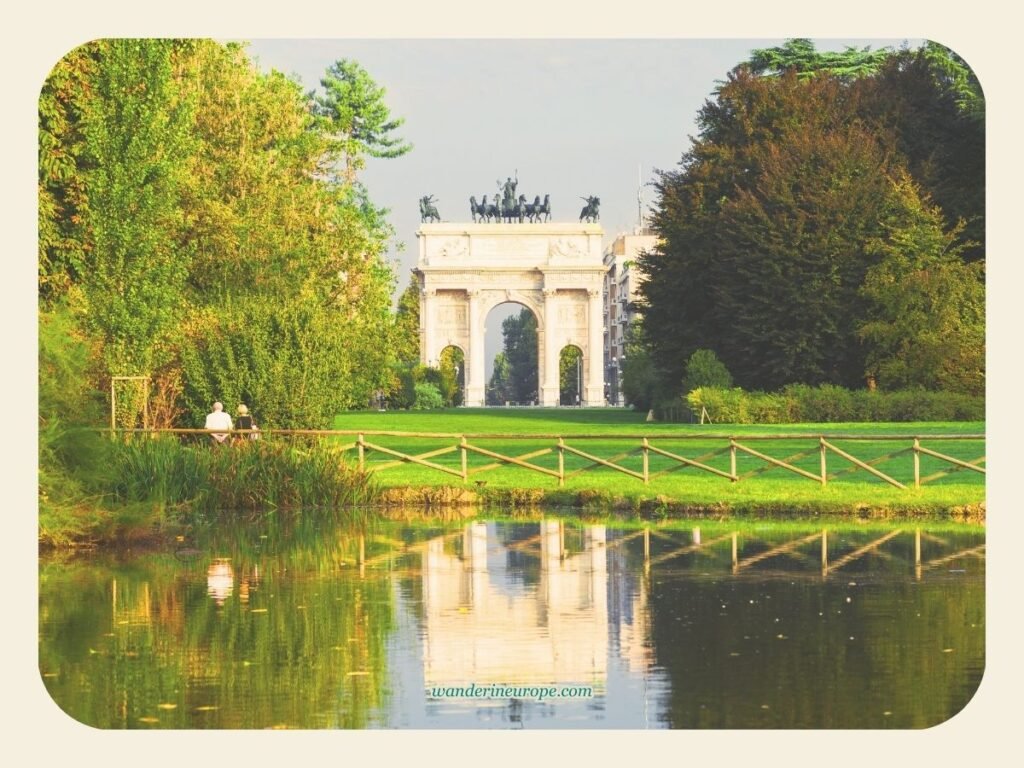 The Ultimate Explorer’s Guide to a Well-Rounded Milan Trip 27 Iconic shot of Porta Sempione, Milan, Italy