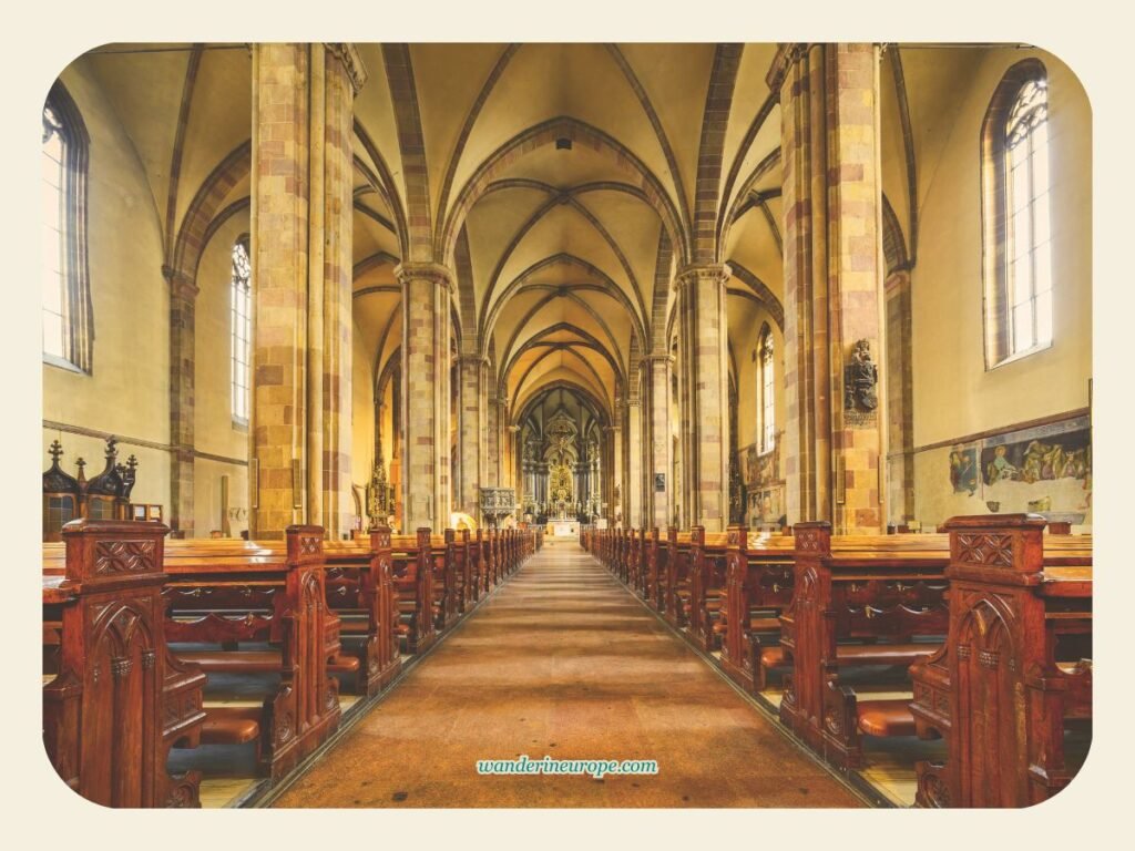 Inside Bolzano Cathedral, Bolzano, Italy