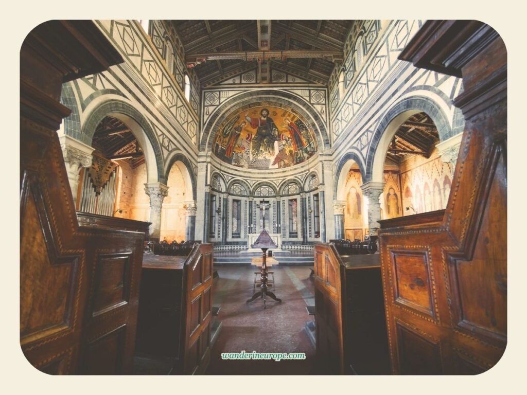 An Explorer’s Guide to the Architecture and Art of Florence 57 Interiors of Abbey of Saint Minias on the Mountain, Florence, Italy