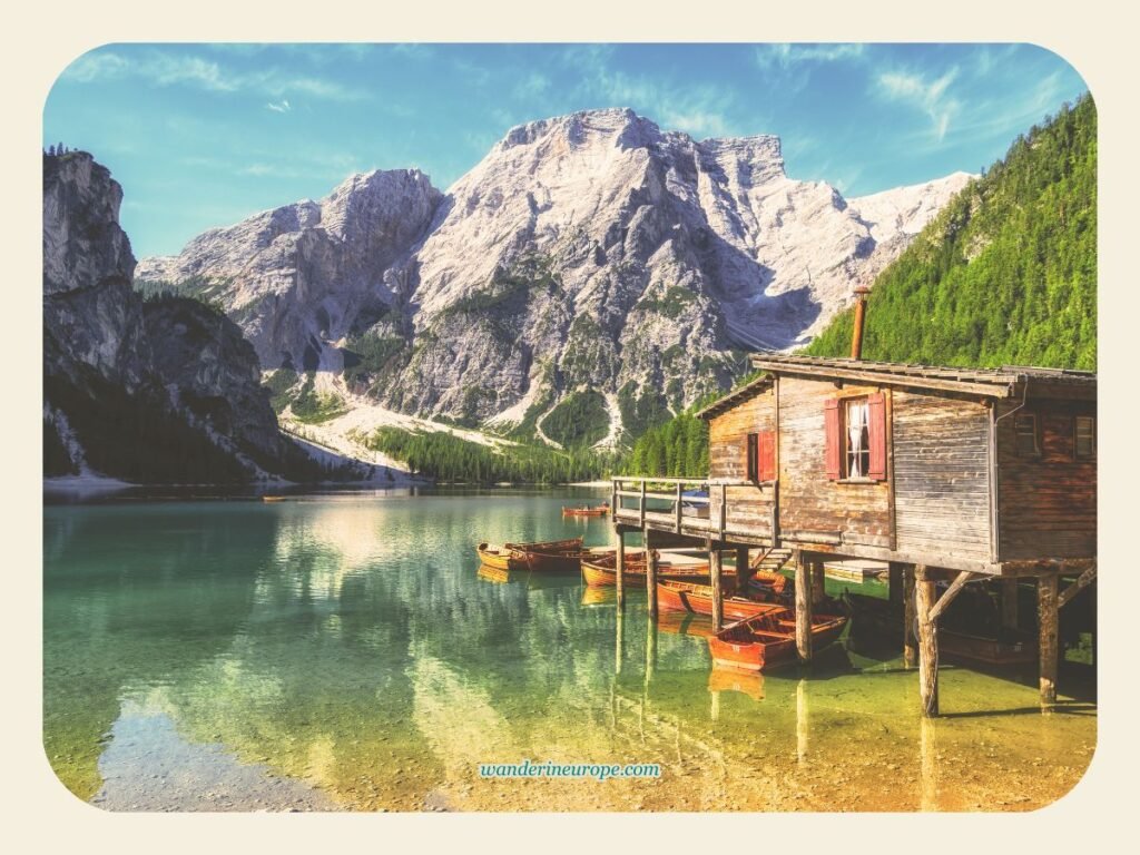 Lago di Braies, Cortina d’Ampezzo, Dolomites, Italy