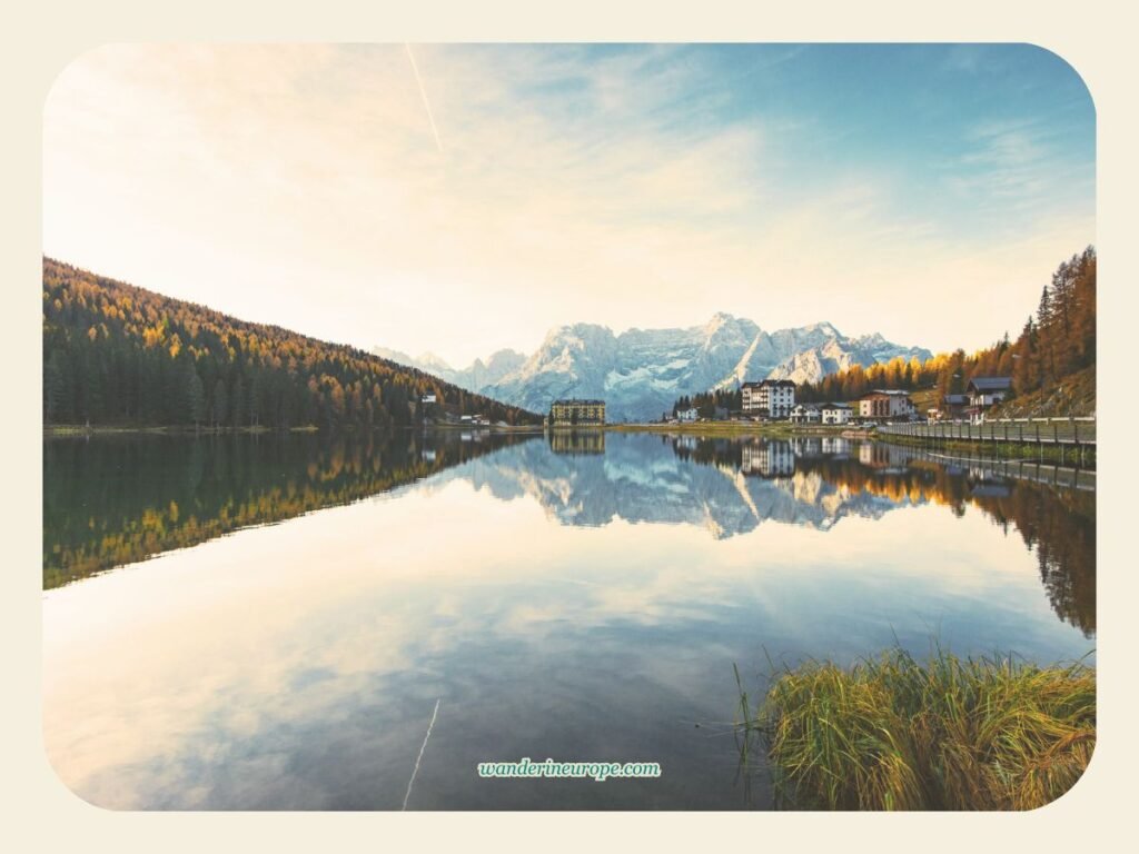 Lake Misurina, Cortina d’Ampezzo, Dolomites, Italy