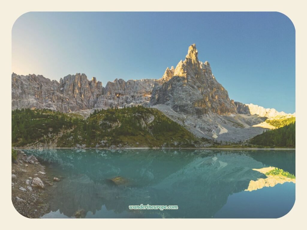 Lake Sorapis, Cortina d’Ampezzo, Dolomites, Italy