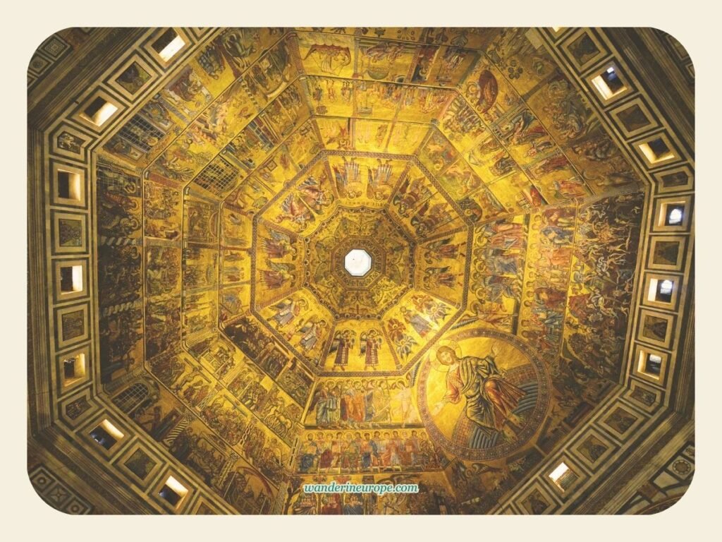 An Explorer’s Guide to the Architecture and Art of Florence 9 Magnificent golden dome of Baptistery, Florence, Italy