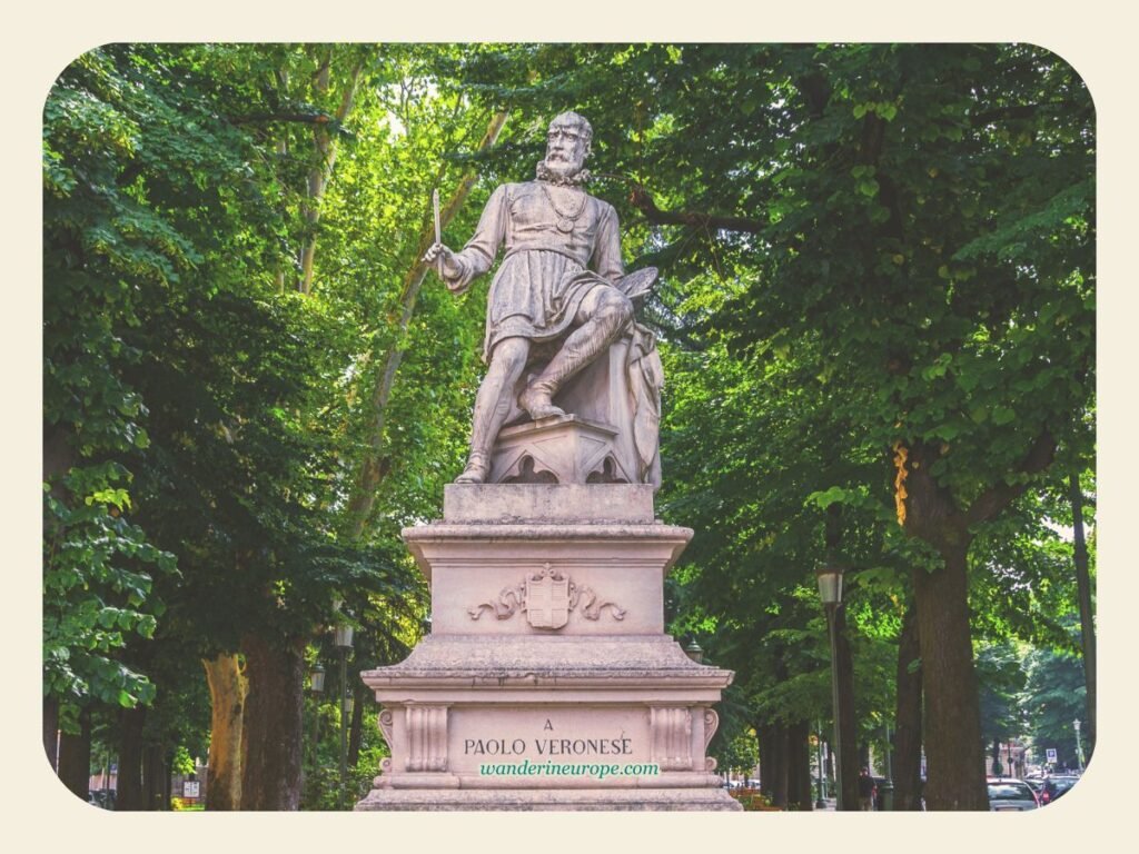 Monument of Paolo Veronese, Verona, Italy