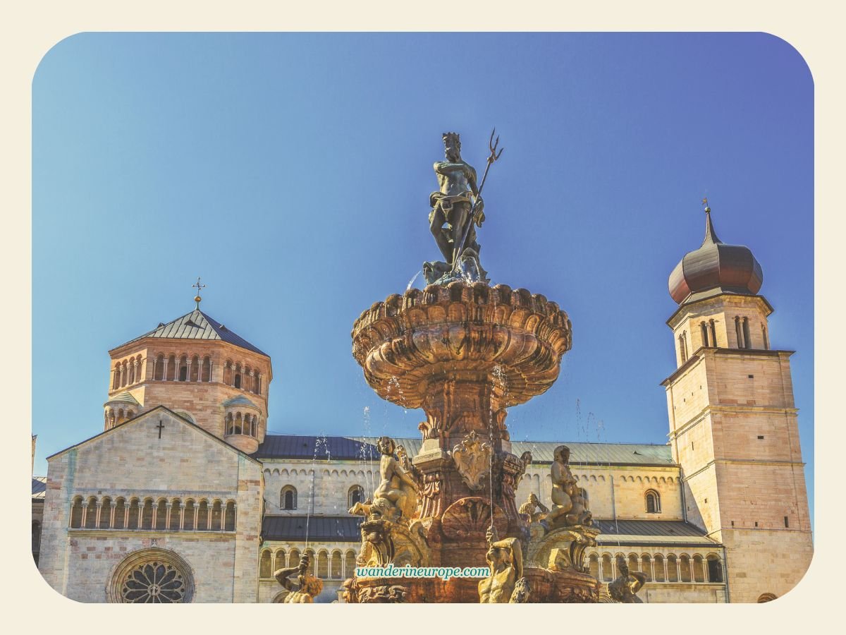 A Guide to Exploring Trento and Its Surrounding Attractions 5 Neptune Fountain and Trento Cathedral, Trento, Italy