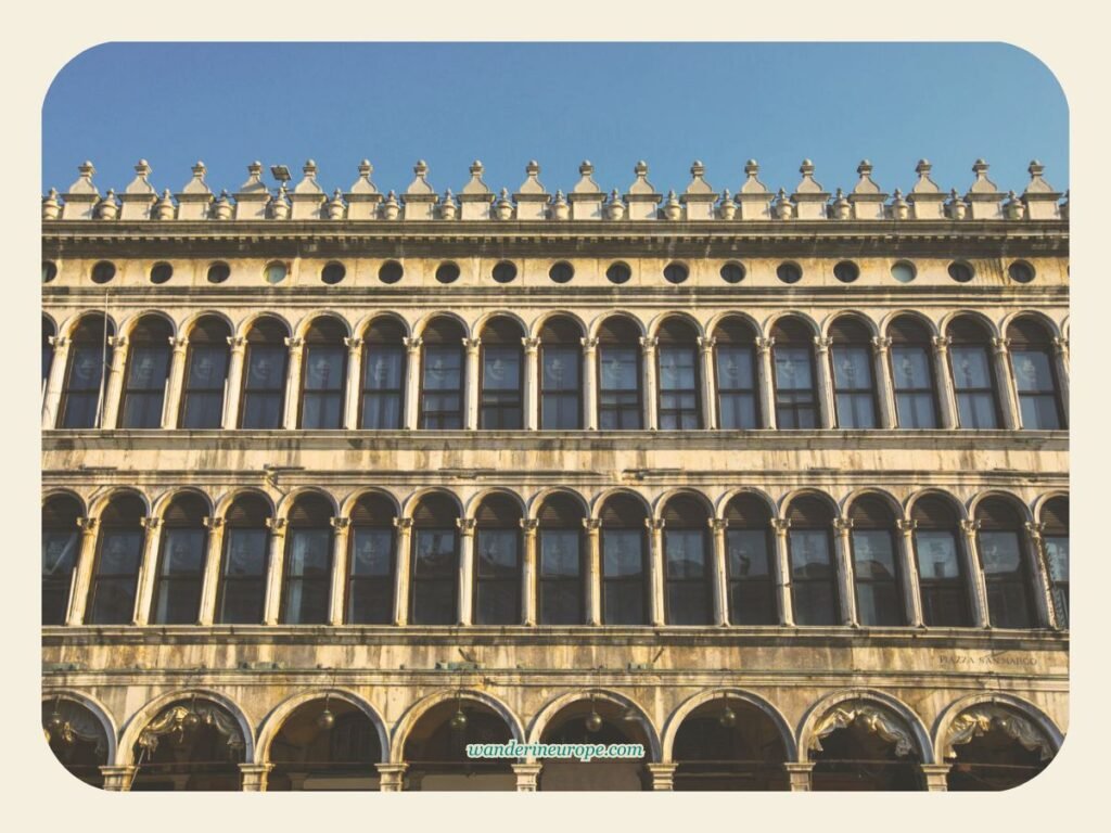 Architecture Lover's Guide: 10 Beautiful Buildings in Venice 47 One facade of Procuratie, Venice, Italy