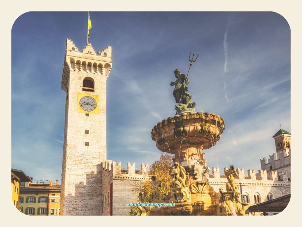 Palazzo Pretorio and Torre Civica Trento Italy