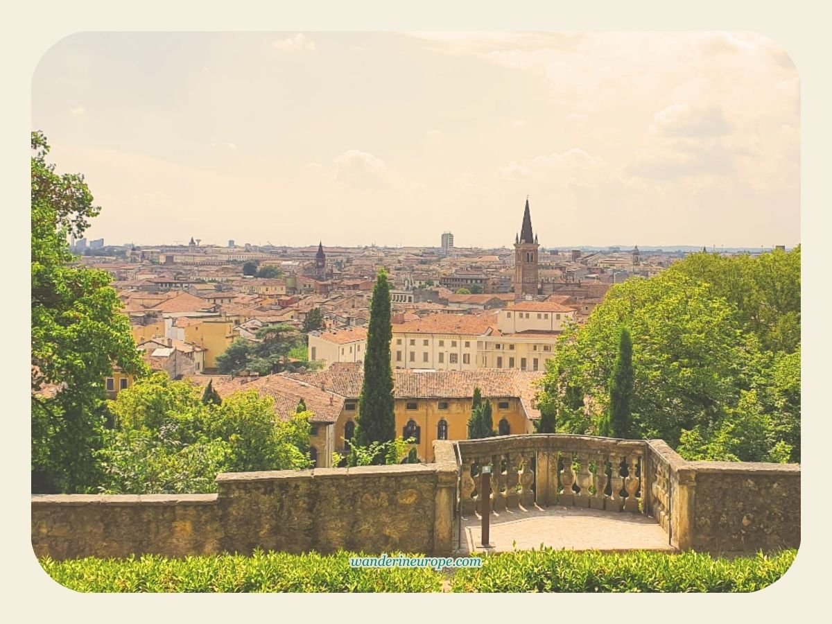 A Guide to Discovering Verona: Its Beauty, History & Romance 34 Panoramic views of Giardino Giusti, one of the must-see architectural attractions in Verona, Italy