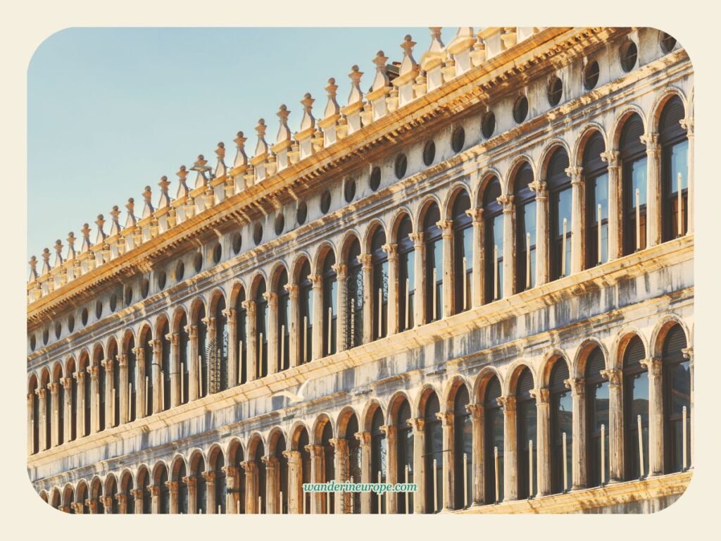 Architecture Lover's Guide: 10 Beautiful Buildings in Venice 46 Picture-perfect arrays of windows of Procuratie, Venice, Italy