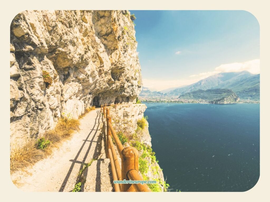 Ponale Trail, Lake Garda, Italy