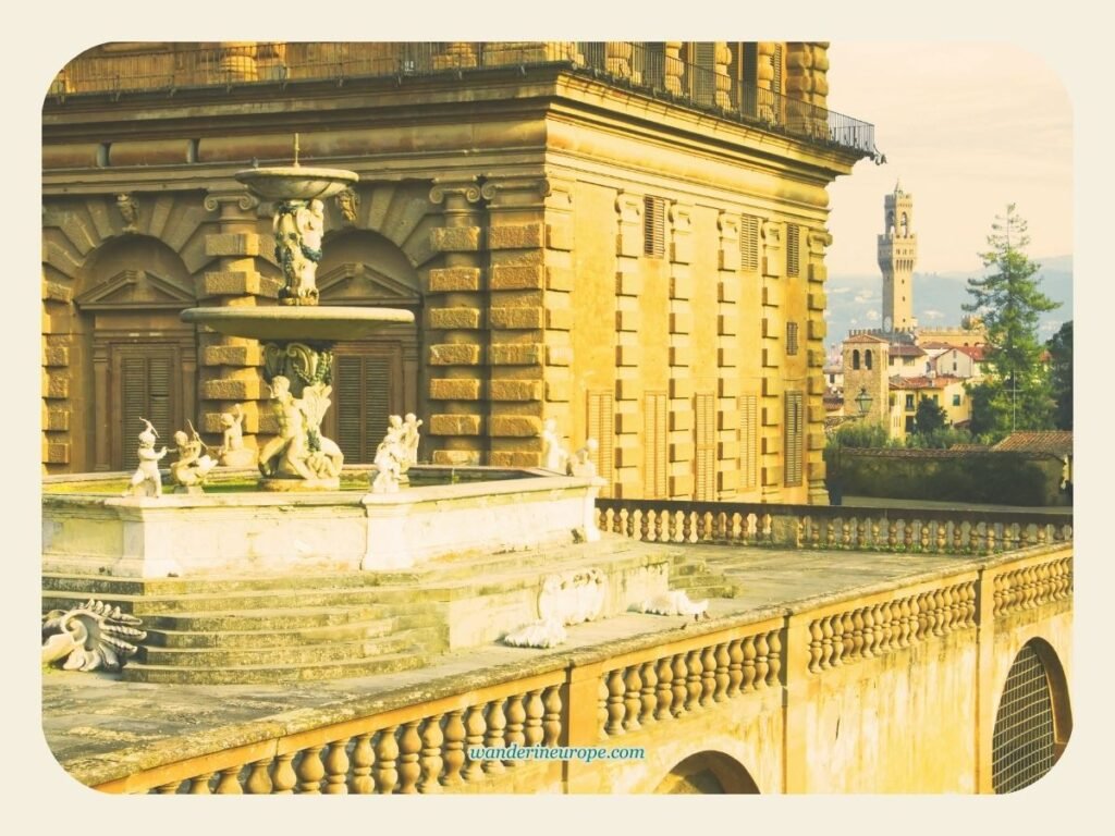 An Explorer’s Guide to the Architecture and Art of Florence 39 Romantic terrace of Palazzo Pitti, Florence, Italy