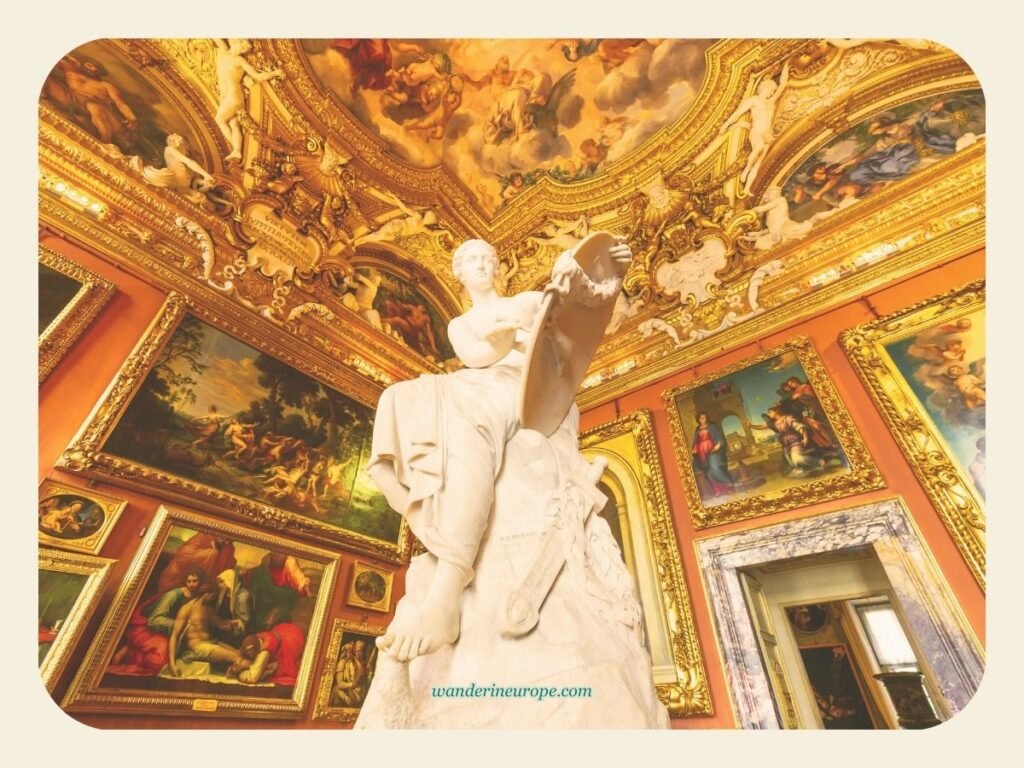An Explorer’s Guide to the Architecture and Art of Florence 41 Room filled with artworks and elaborations inside Palazzo Pitti, Florence, Italy