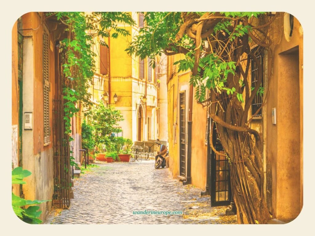 Streets of Trastevere, Rome