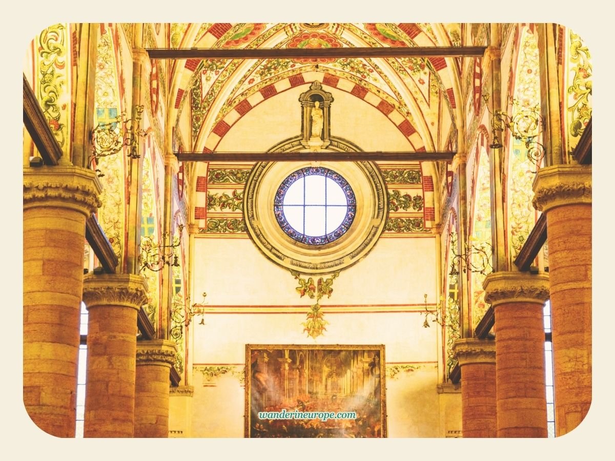 A Guide to Discovering Verona: Its Beauty, History & Romance 28 Stunning details inside Sant’Anastasia church, one of the must-see architectural attractions in Verona, Italy