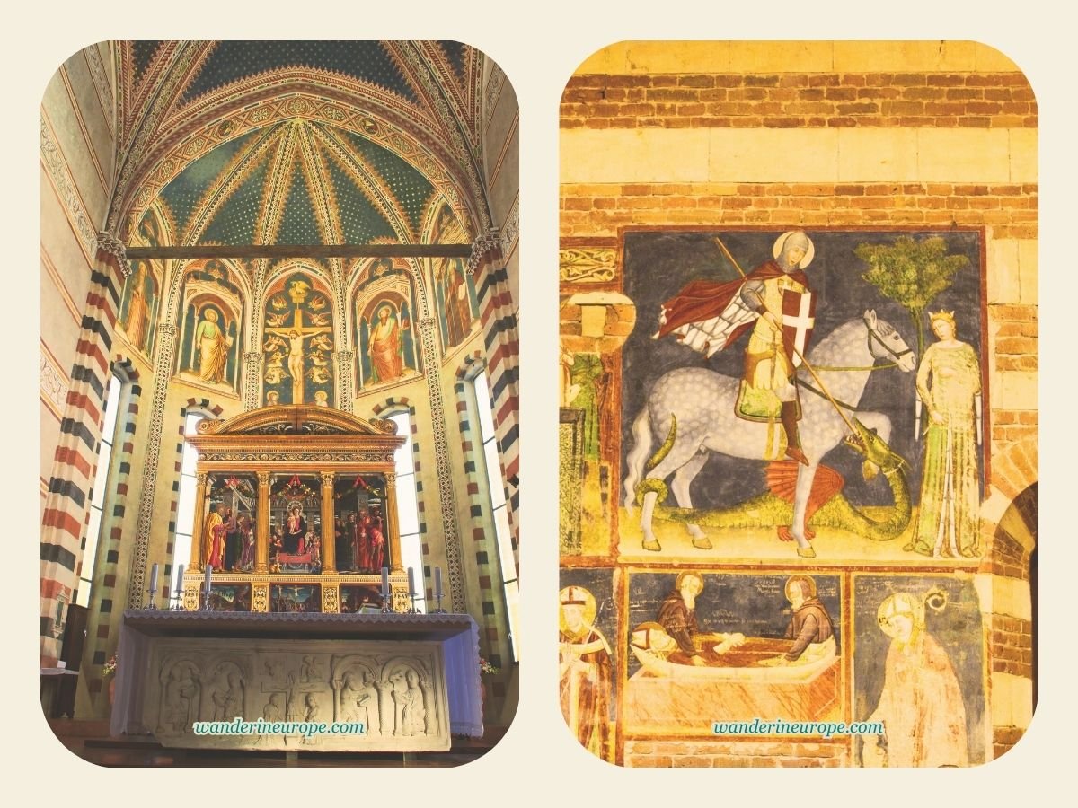 A Guide to Discovering Verona: Its Beauty, History & Romance 68 The choir and artworks inside San Zeno church, Verona, Italy