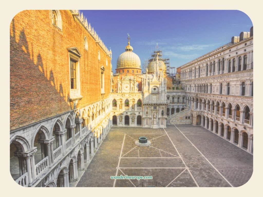 Architecture Lover's Guide: 10 Beautiful Buildings in Venice 28 The courtyard of Doge's Palace, Venice, Italy