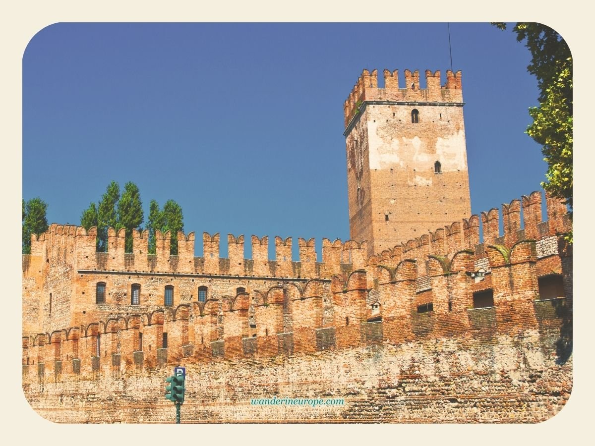 A Guide to Discovering Verona: Its Beauty, History & Romance 19 The imposing defensive look of Castelvecchio, one of the must-see architectural attractions in Verona, Italy