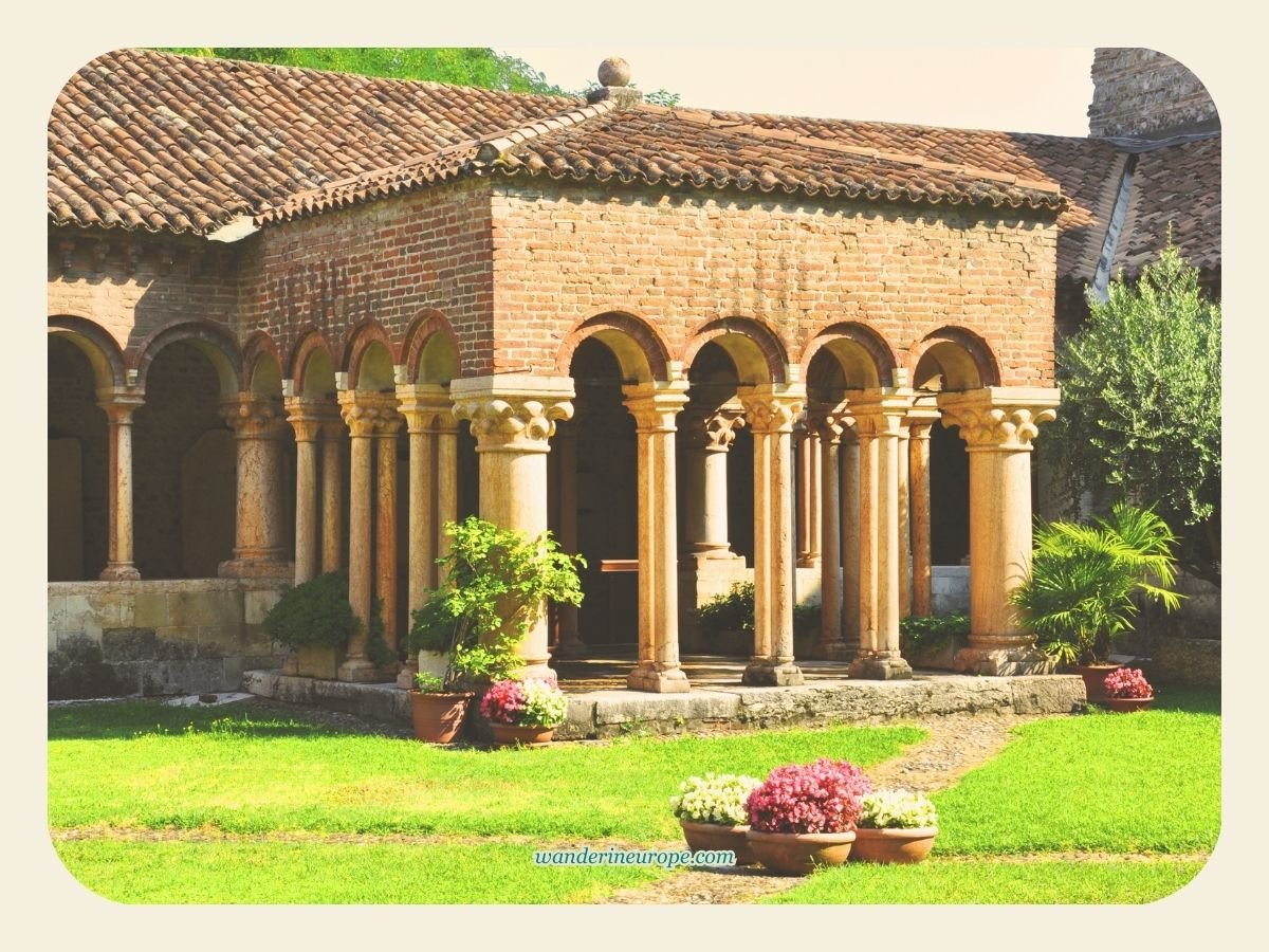 A Guide to Discovering Verona: Its Beauty, History & Romance 71 The instagrammable cloister of San Zeno church, Verona, Italy