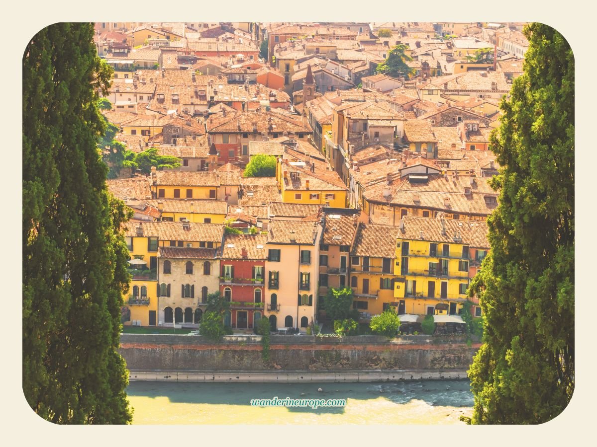 Four Great Ways to Enjoy a One-Day Visit to Verona 11 The view of the terracotta roof houses of Verona, Italy