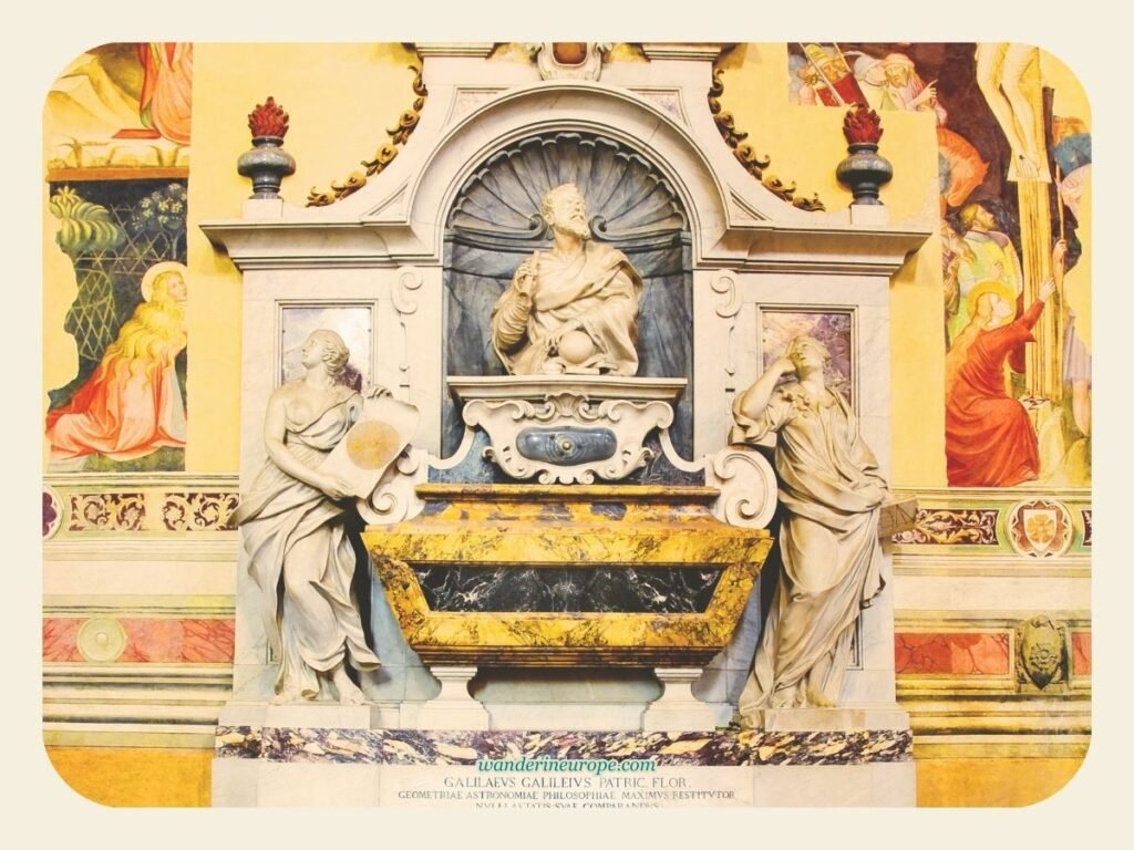 An Explorer’s Guide to the Architecture and Art of Florence 17 Tomb of Galileo Galilei in Basilica di Santa Croce, Florence, Italy