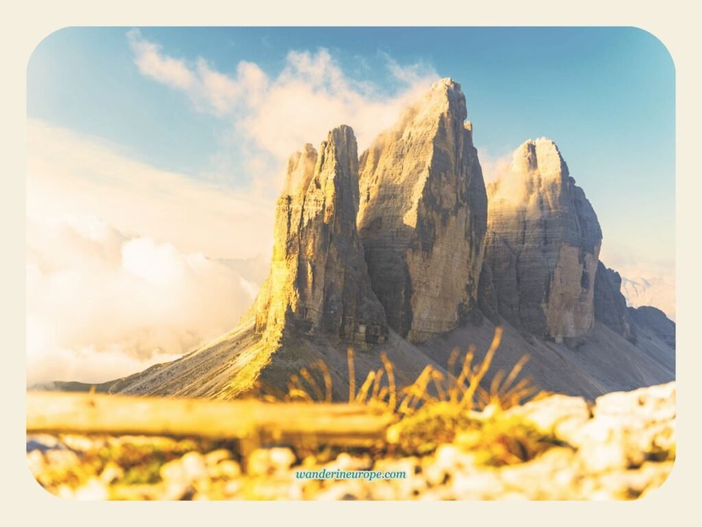 Tre Cime di Lavaredo, Cortina d’Ampezzo, Dolomites, Italy