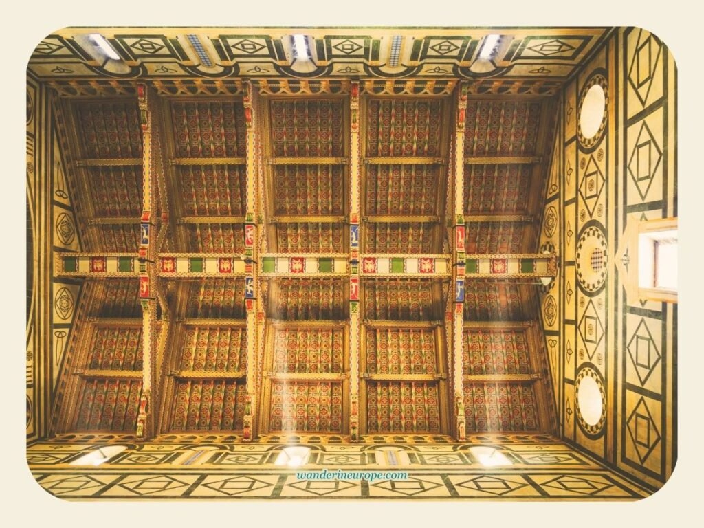 An Explorer’s Guide to the Architecture and Art of Florence 59 View above the nave of Abbey of Saint Minias on the Mountain, Florence, Italy