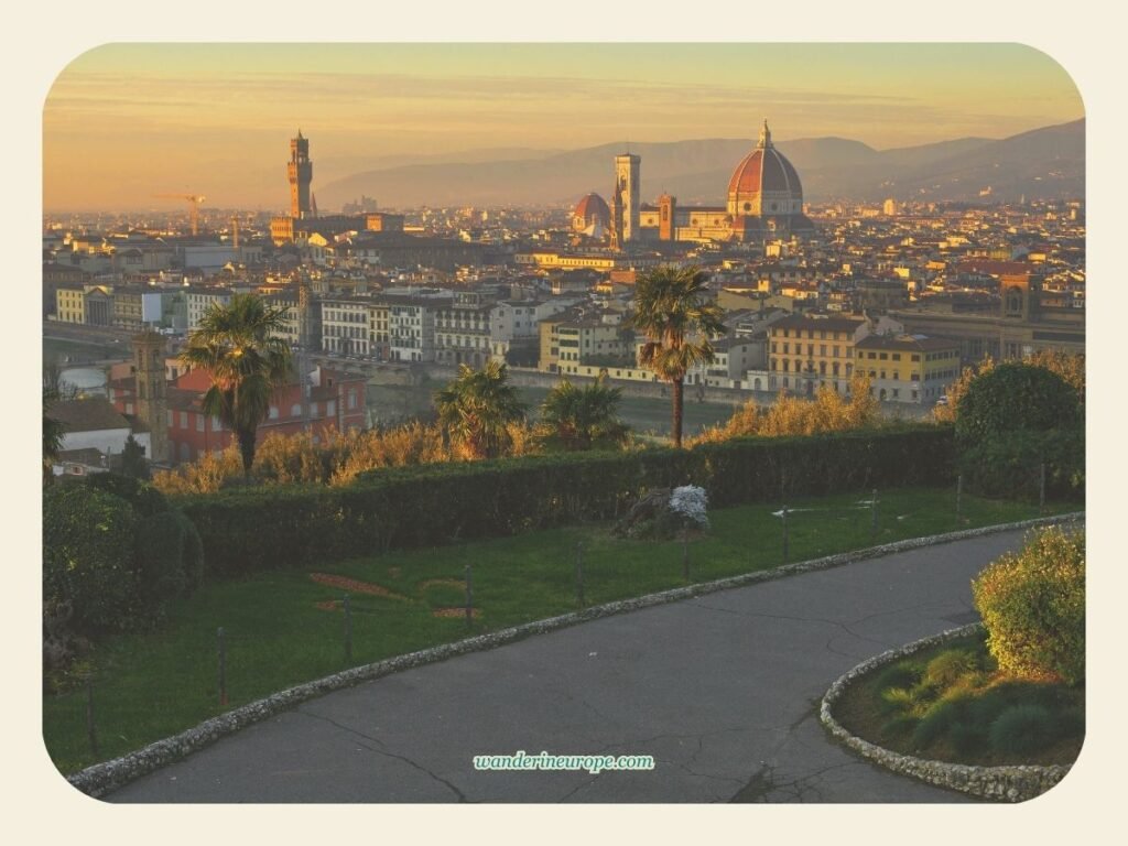 View of Florence from Piazzale Michelangelo, Florence, Italy