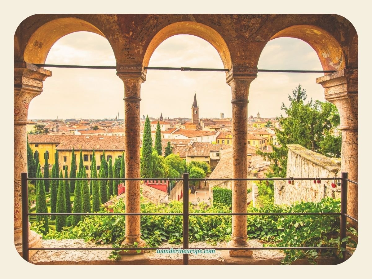 A Guide to Discovering Verona: Its Beauty, History & Romance 31 Views of the city from Giardino Giusti, one of the must-see architectural attractions in Verona, Italy