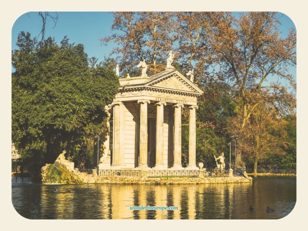 Villa Borghese Garden, Rome, Italy