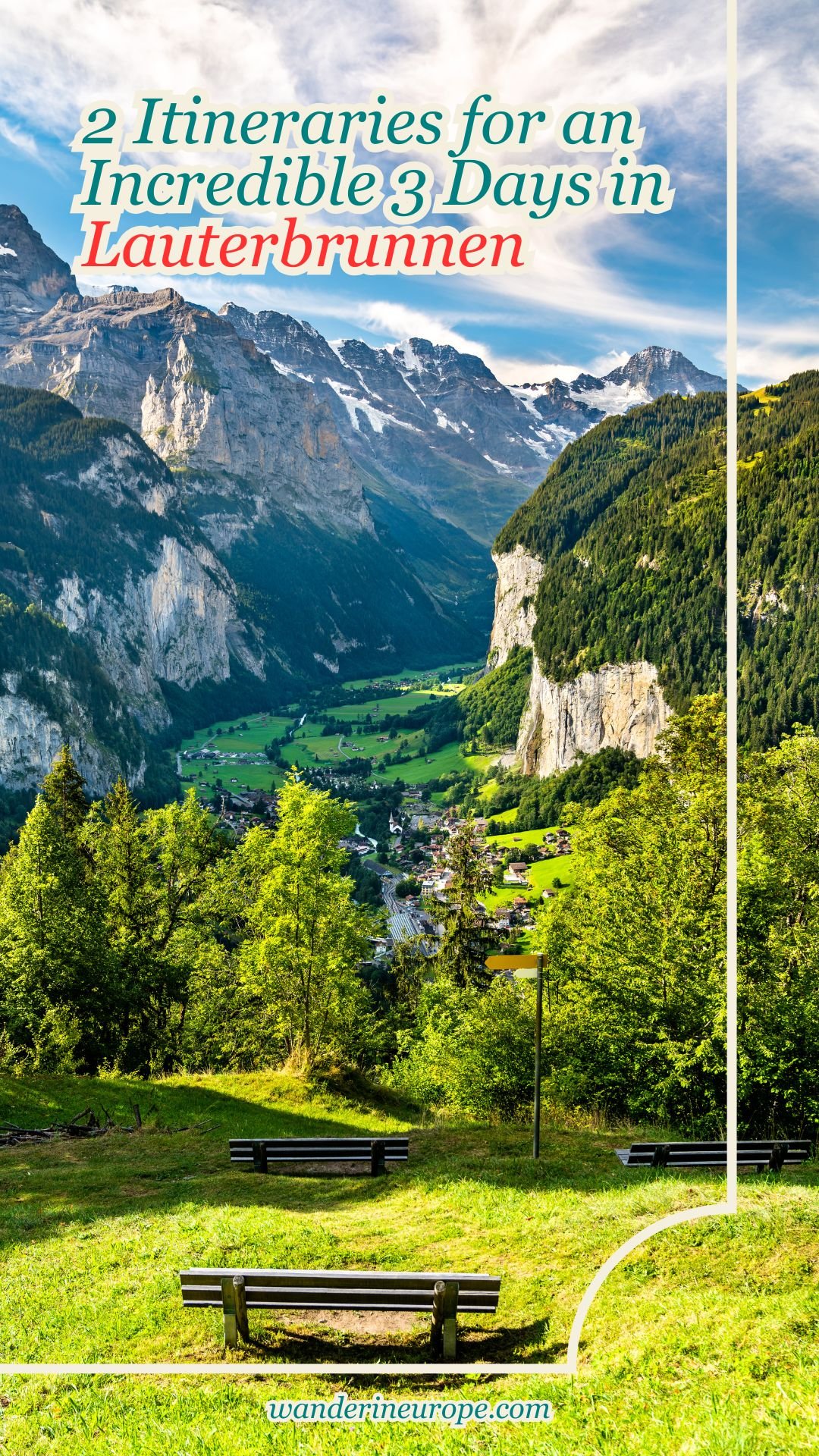 2 Itineraries for an Incredible 3 Days in Lauterbrunnen 20 2 Itineraries for an Incredible 3 Days in Lauterbrunnen, Pinterest Pin