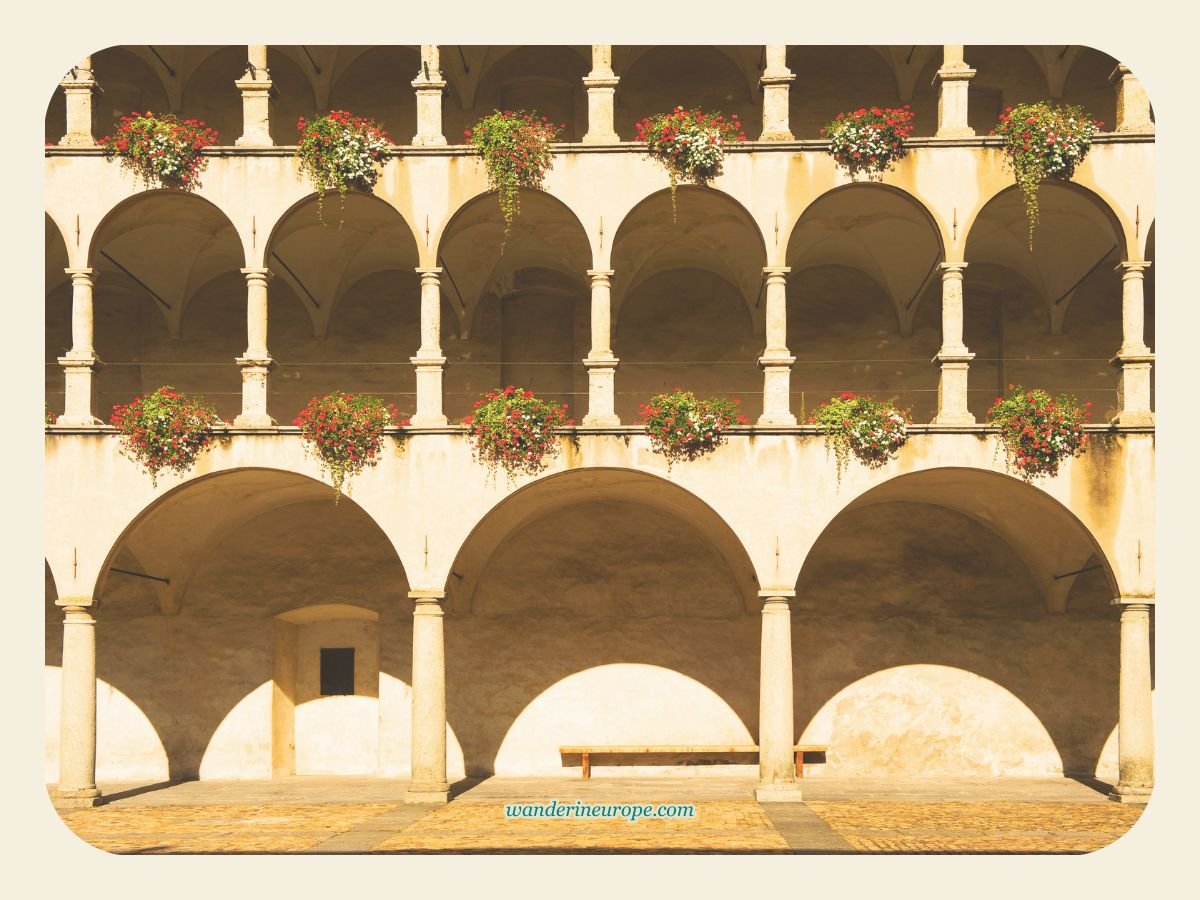 Architecture of Stockalper Palace, Brig, Switzerland