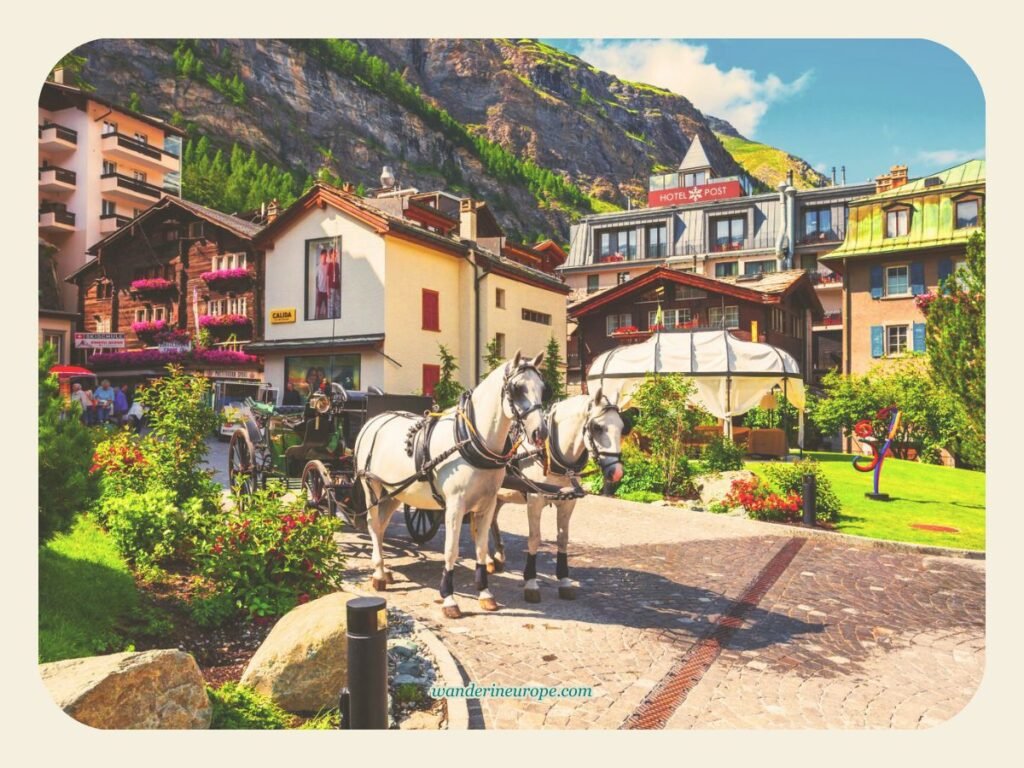 Discover the Best of Zermatt: A Guide to Amazing Experiences 16 Carriage ride to see different alpine sights in Zermatt, Switzerland