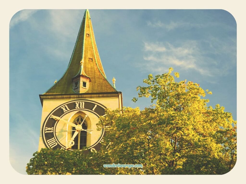 Church of Saint Peter, Zurich, Switzerland