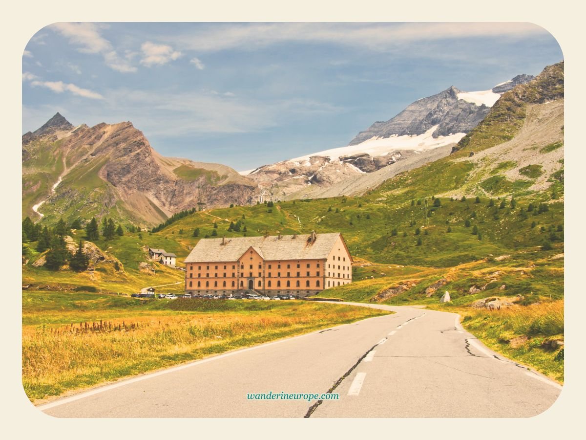 Drive along Simplon Pass, Brig, Switzerland
