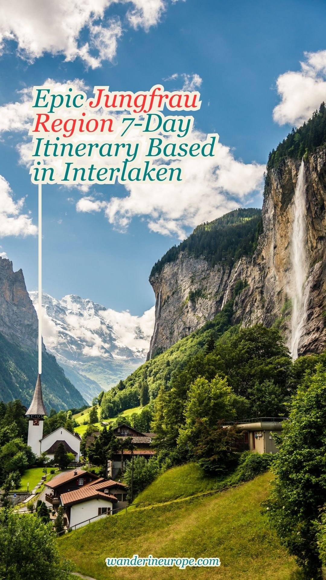 Epic Jungfrau Region 7-Day Itinerary Based in Interlaken 62 Epic Jungfrau Region 7-Day Itinerary Based in Interlaken, Pinterest Pin