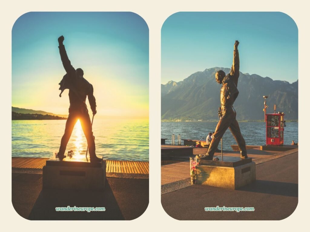 Freddie Mercury Statue, Montreux, Switzerland