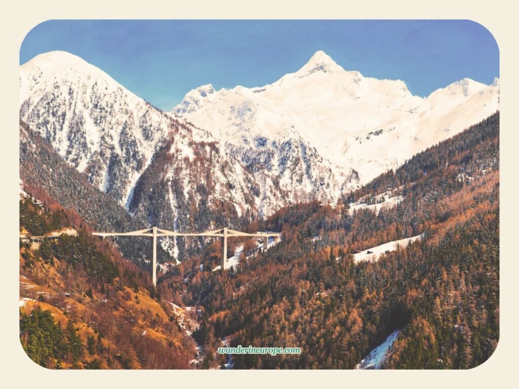 Ganter Bridge, Simplon Pass, Brig, Switzerland