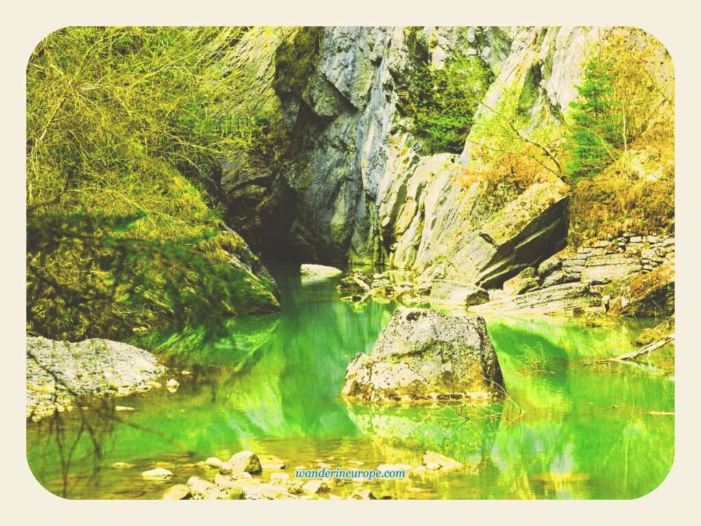 Gorge in La Gruyère, Switzerland